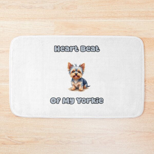 Item preview, Heart Beat | Of My Yorkie designed and sold by NatureUnleashed.