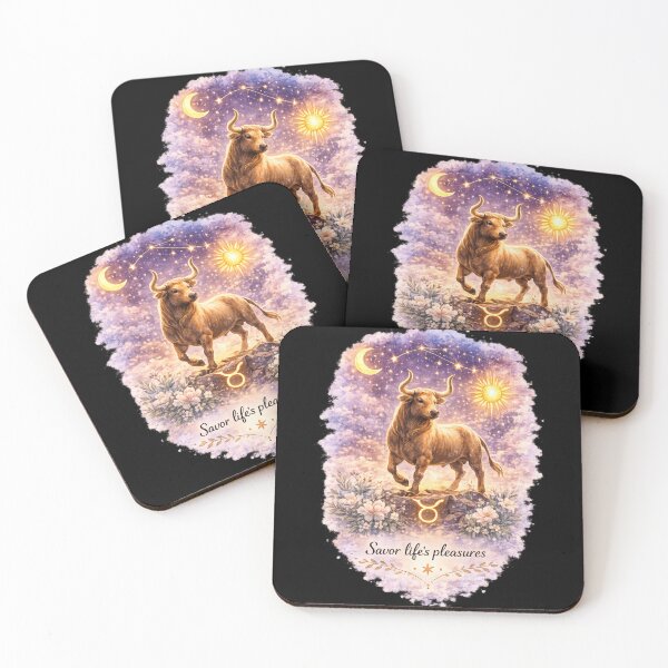 Item preview, Taurus Zodiac Sign Watercolor Art – Celestial Bull Astrology Illustration, Taurus Birthday Gift, Earth Sign Wall Decor designed and sold by ChemiroL.