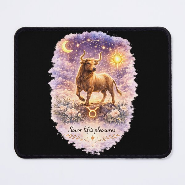 Item preview, Taurus Zodiac Sign Watercolor Art – Celestial Bull Astrology Illustration, Taurus Birthday Gift, Earth Sign Wall Decor designed and sold by ChemiroL.