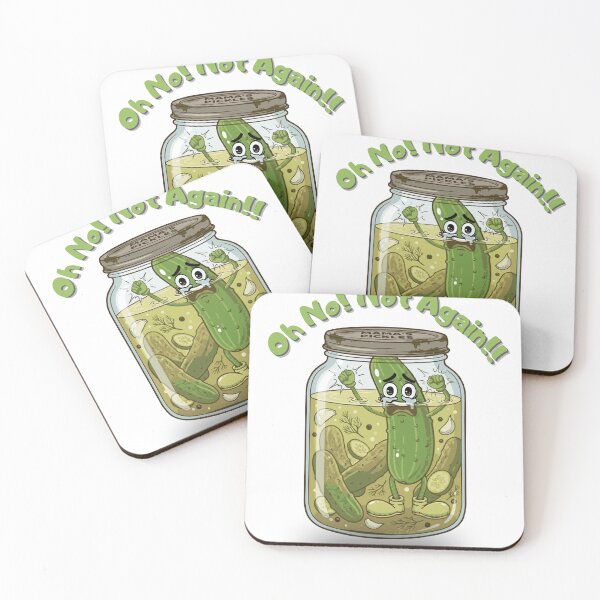 Item preview, Crying Pickle In A Jar - Oh No Not Again Funny Food designed and sold by MikesLab.