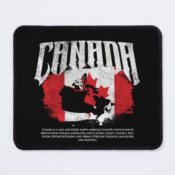Item preview, Canada Flag Map designed and sold by Ruinn Store.