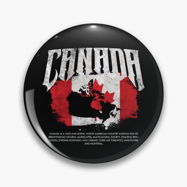 Item preview, Canada Flag Map designed and sold by Ruinn Store.