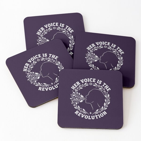 Item preview, Her Voice Is The Revolution Empowering Feminist Voice & Action Graphic Art designed and sold by Syrupulse.
