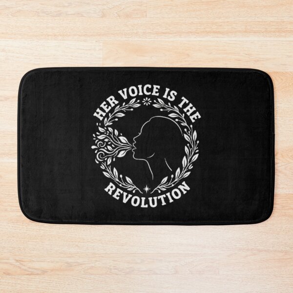 Item preview, Her Voice Is The Revolution Empowering Feminist Voice & Action Graphic Art designed and sold by Syrupulse.