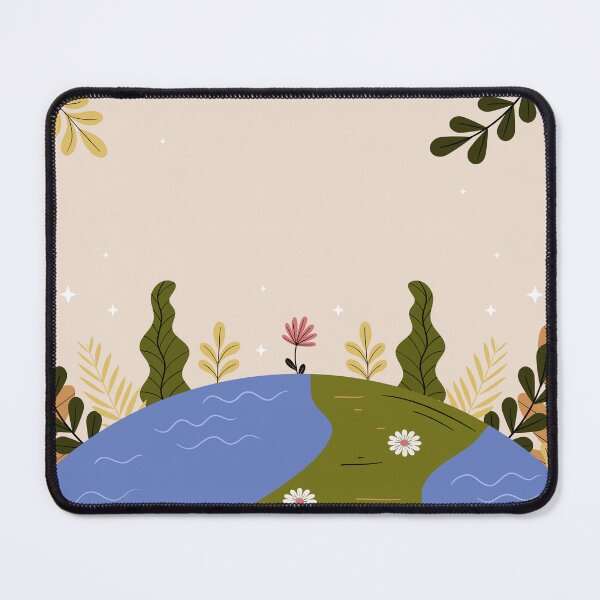 Item preview, Minimalist Botanical River Landscape designed and sold by Studio Elven.