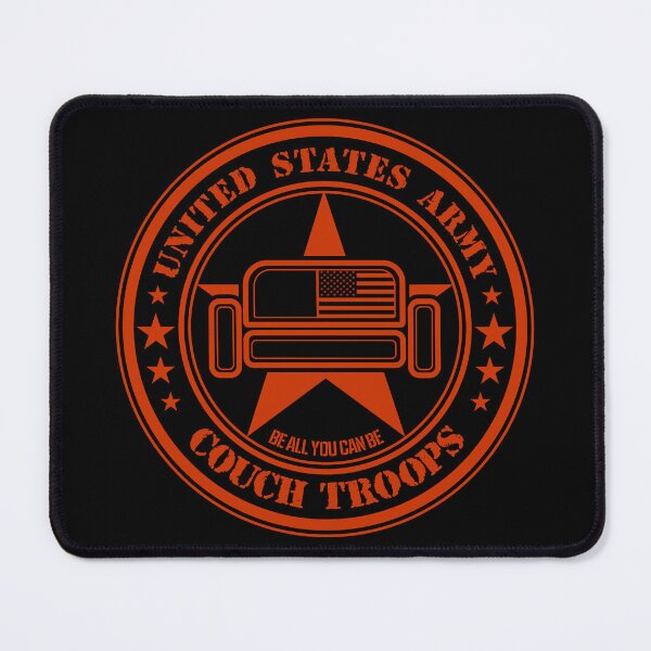Item preview, Couch Troops US Army (Red) designed and sold by helenacooper.