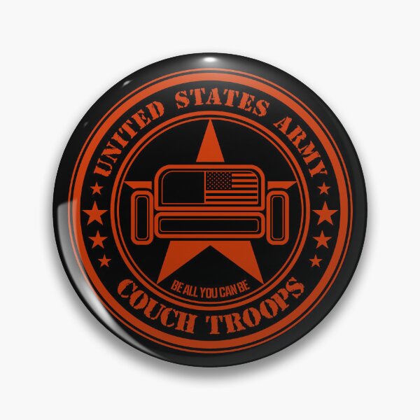 Item preview, Couch Troops US Army (Red) designed and sold by helenacooper.
