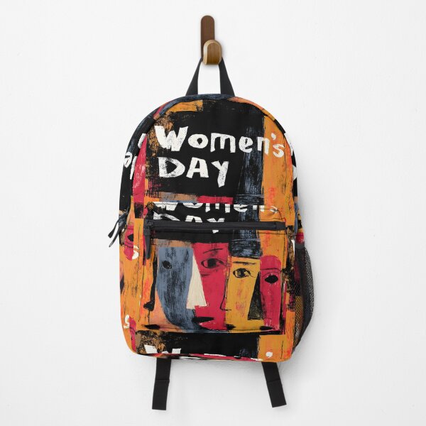 Item preview, Women's Day Abstract Faces in Bold Colors with Geometric Shapes and Striking Composition designed and sold by OlfactoART Studio.