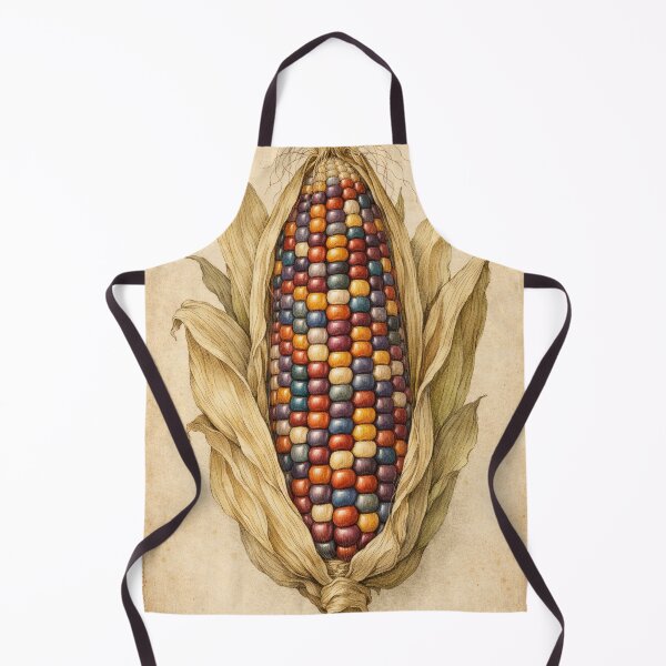 Item preview, Rainbow Corn Vintage Botanical Print - Indian Corn Harvest Wall Art designed and sold by Darlin8888.