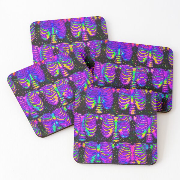 Item preview, Skeleton Rib Cage Colorful  designed and sold by Velvet702.