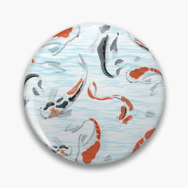 Item preview, Dance of the Koi Carp: Japanese Serenity Watercolor designed and sold by Nekogobido.