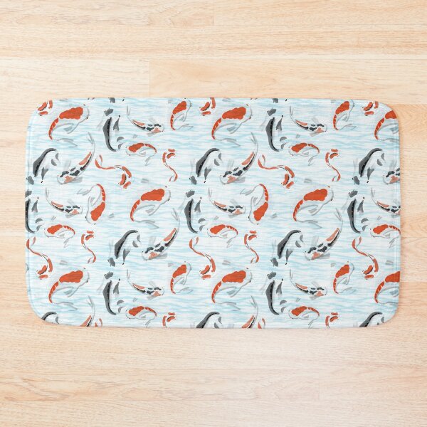 Item preview, Dance of the Koi Carp: Japanese Serenity Watercolor designed and sold by Nekogobido.