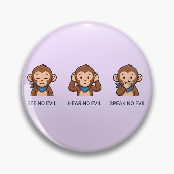 Item preview, See No Evil - Punch Wise Monkey Design designed and sold by WowDezign.