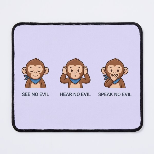 Item preview, See No Evil - Punch Wise Monkey Design designed and sold by WowDezign.