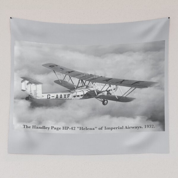 Item preview, Handley Page HP-42 “Helena” – Imperial Airways 1932 Vintage Photograph designed and sold by Maljonic.