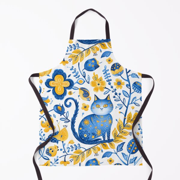 Item preview, Magic Ukrainian Cat Funny Floral Vintage Ukraine Pattern designed and sold by SecretDicer.