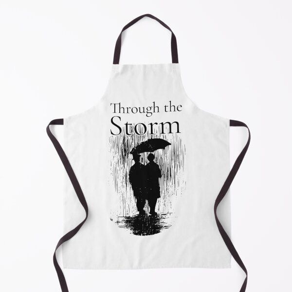 Item preview, Through the Storm – Enduring Love Silhouette Art  designed and sold by WayOutWorks.