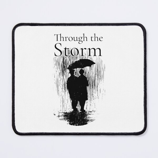 Item preview, Through the Storm – Enduring Love Silhouette Art designed and sold by WayOutWorks.