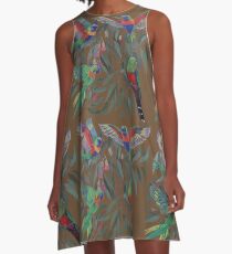 Birds from Paradise. Rosellas A-Line Dress