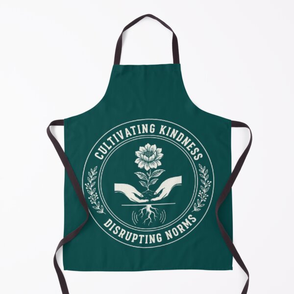 Item preview, Cultivating Kindness Disrupting Norms – Lotus Hands Line Art Circle Design designed and sold by Syrupulse.