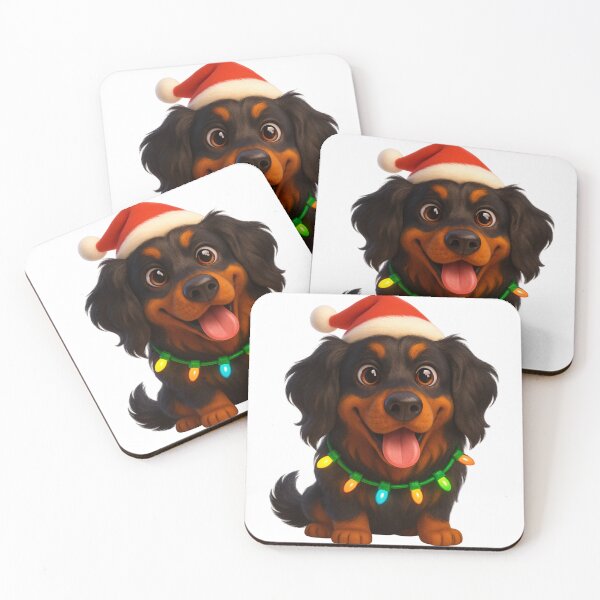 Item preview, Christmas Gordon Setter designed and sold by Sillytoe.