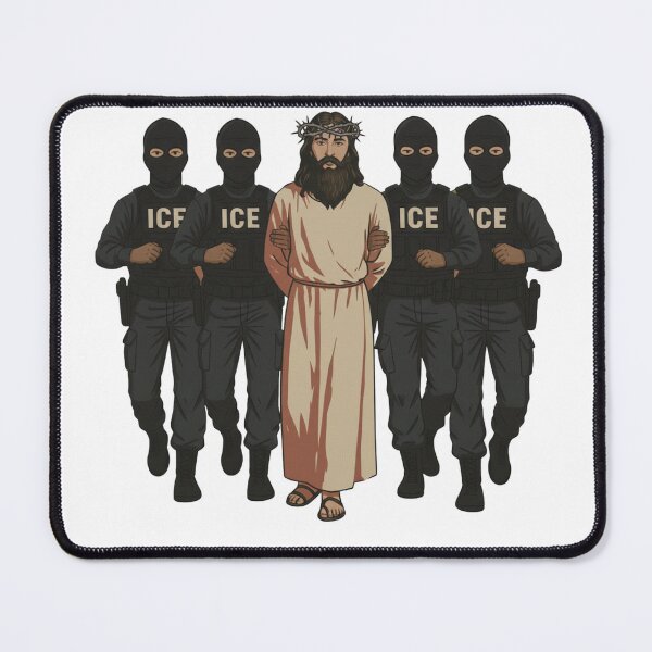 Item preview, Anti ICE Abolish ICE Jesus In Custody Protest Art designed and sold by ChaaiTee.