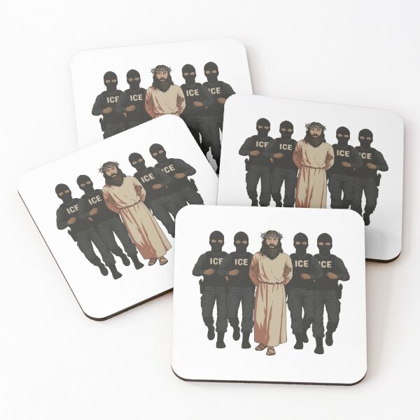 Item preview, Anti ICE Abolish ICE Jesus In Custody Protest Art designed and sold by ChaaiTee.