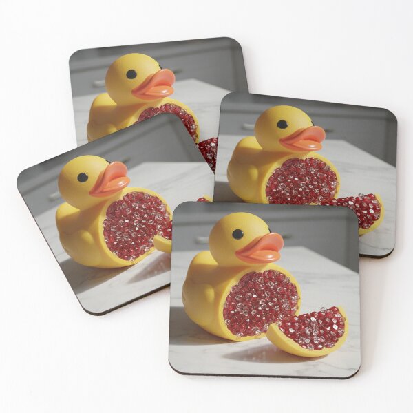 Item preview, The Pomegranate Anatomy: Ruby Crystal Duck designed and sold by DuckOddity.