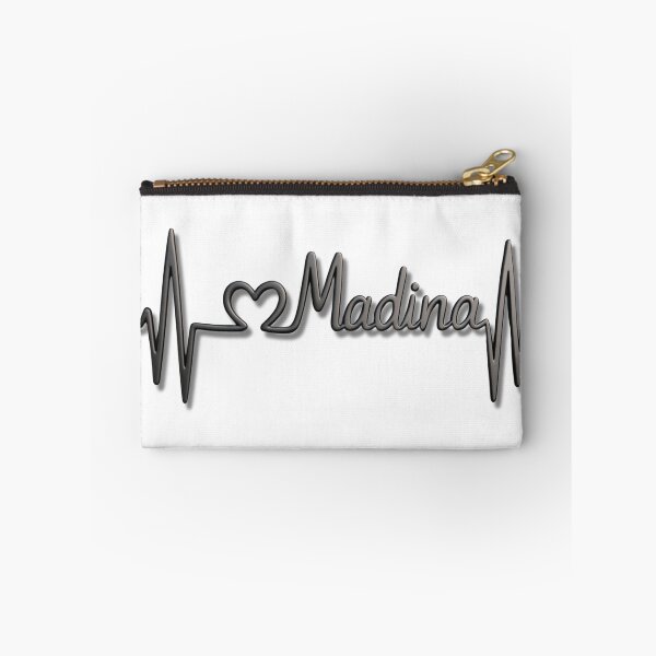 Artikelvorschau, Madina Heartbeat Line (V.3) – Typografisches Design für islamische Stadtliebe entworfen und verkauft von D-Islamic.