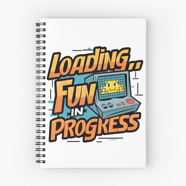 Item preview, Loading Fun In Progress Funny Notch Style Programmer Humor T-Shirt designed and sold by Zenith Design.