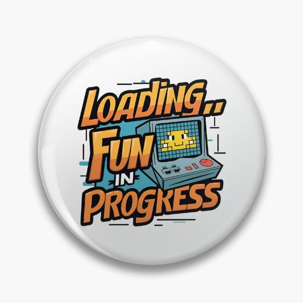 Item preview, Loading Fun In Progress Funny Notch Style Programmer Humor T-Shirt designed and sold by Zenith Design.