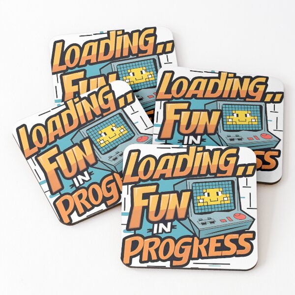 Item preview, Loading Fun In Progress Funny Notch Style Programmer Humor T-Shirt designed and sold by Zenith Design.