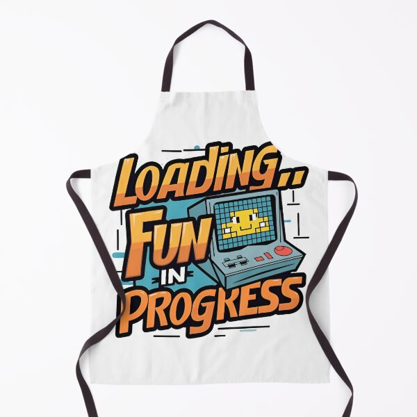 Item preview, Loading Fun In Progress Funny Notch Style Programmer Humor T-Shirt designed and sold by Zenith Design.