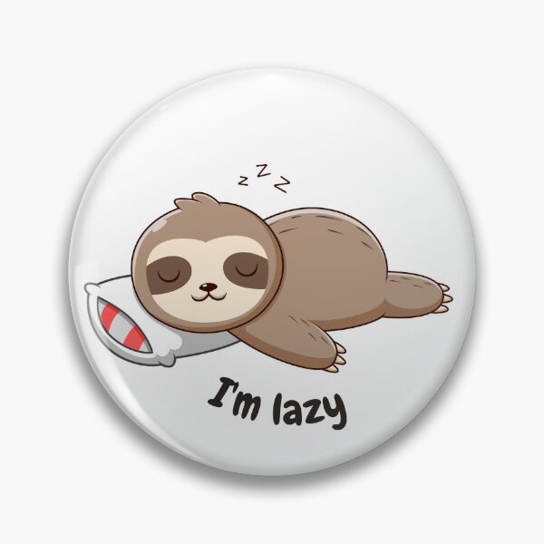 Item preview, I'm Lazy  typography T shirt, phone cover, pillow case, mouse pad design designed and sold by Pardan creations.