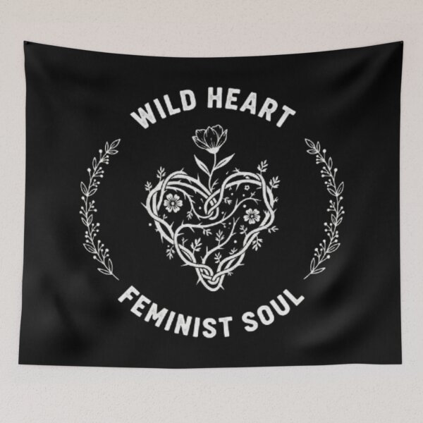 Item preview, Wild Heart Feminist Soul Thorny Rose Design designed and sold by Syrupulse.