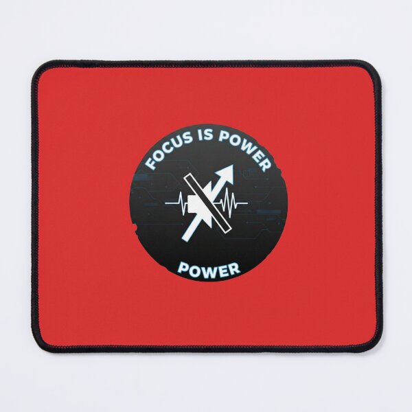 Item preview, Focus Is Power Deep Concentration Tech Sticker designed and sold by Nicolae-SCROCIOB-Shop.