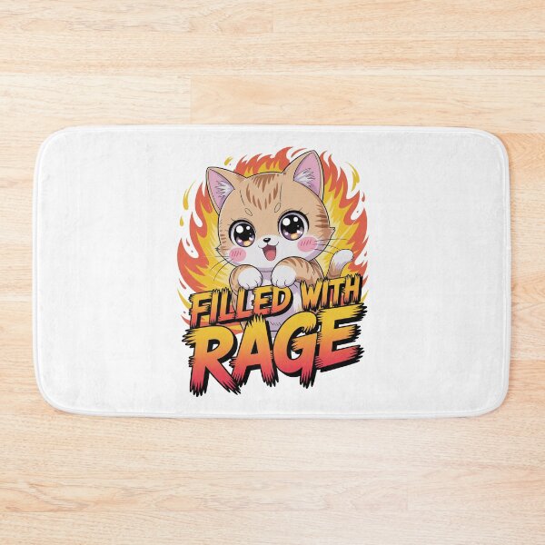 Item preview, Cute Cat Rage Consumes Me designed and sold by Millsoft.