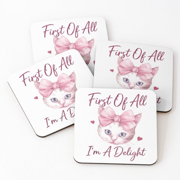 Item preview, First Of All I'm A Delight Said Every Cat designed and sold by SkeletonsDanger.