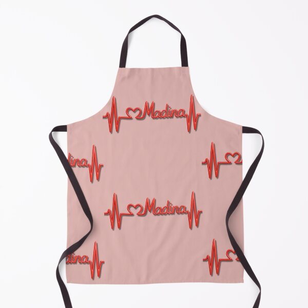 Item preview, Madina Heartbeat Line (V.4) – Islamic City Love Typography Design designed and sold by D-Islamic.