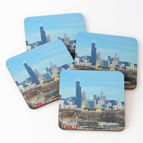Item preview, Chicago Skyline Photograph - View from the South Side of the City designed and sold by Goldmedaldesign.