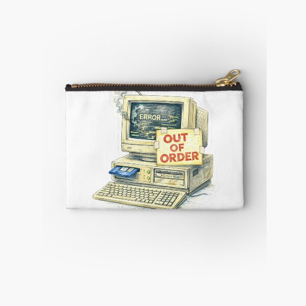 Item preview, Out of Order Floppy Disk Computer – Retro PC Sticker designed and sold by Felixuss.
