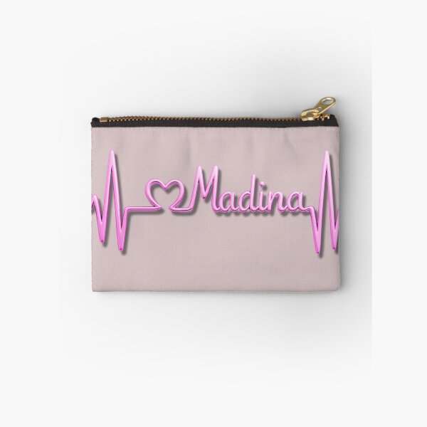 Item preview, Madina Heartbeat Line (V.5) – Islamic City Love Typography Design designed and sold by D-Islamic.