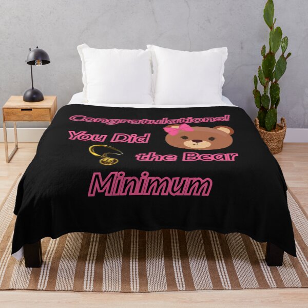 Item preview, Congratulations, You Did the Bear Minimum – Funny Motivational Pun Design designed and sold by Versik-.