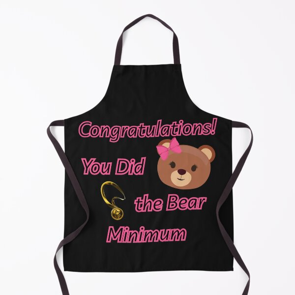 Item preview, Congratulations, You Did the Bear Minimum – Funny Motivational Pun Design designed and sold by Versik-.