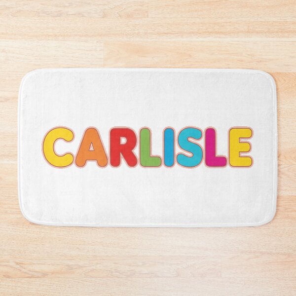 Item preview, ❤️ Carlisle Personalized Name Wavy Retro Shirt, Coffee Mug, Sticker Gift designed and sold by HelixPedia.