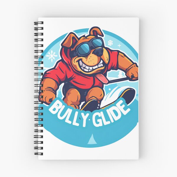 Item preview, Bully Glide - Happy Bulldog Skiing designed and sold by TreasureOfAna.