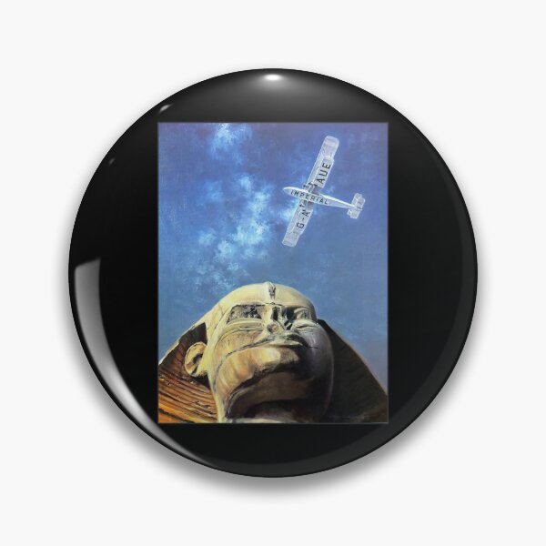 Item preview, Imperial Airways Flying Over Sphinx Egypt Vintage Ad designed and sold by Maljonic.
