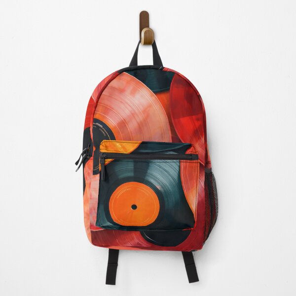 Item preview, Colorful Vinyl Records Collection Flat Lay designed and sold by Cine8.