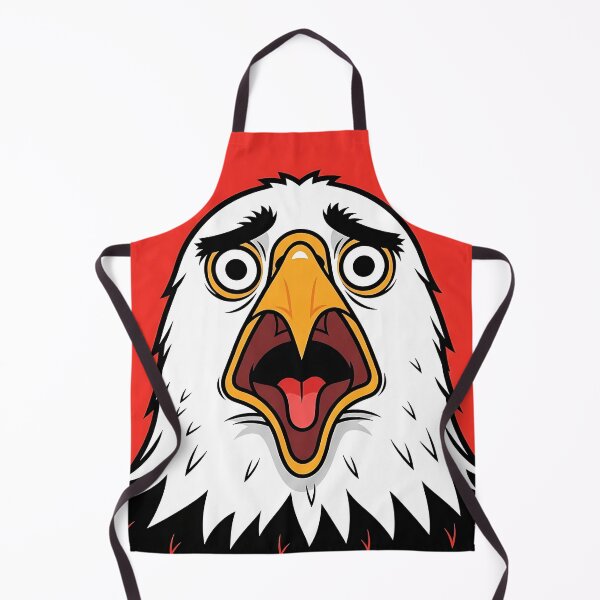 Item preview, Screaming Bald Eagle | Funny Meme Cartoon designed and sold by Pixel-Perfecto.