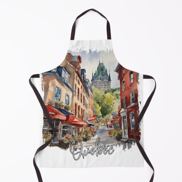 Item preview, Quebec, Canada, watercolor of Quebec designed and sold by Dressyourflag.